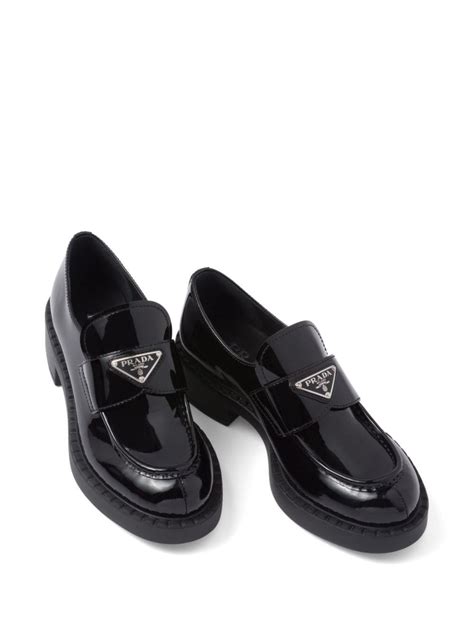 prada chocolat|prada chocolate patent loafers.